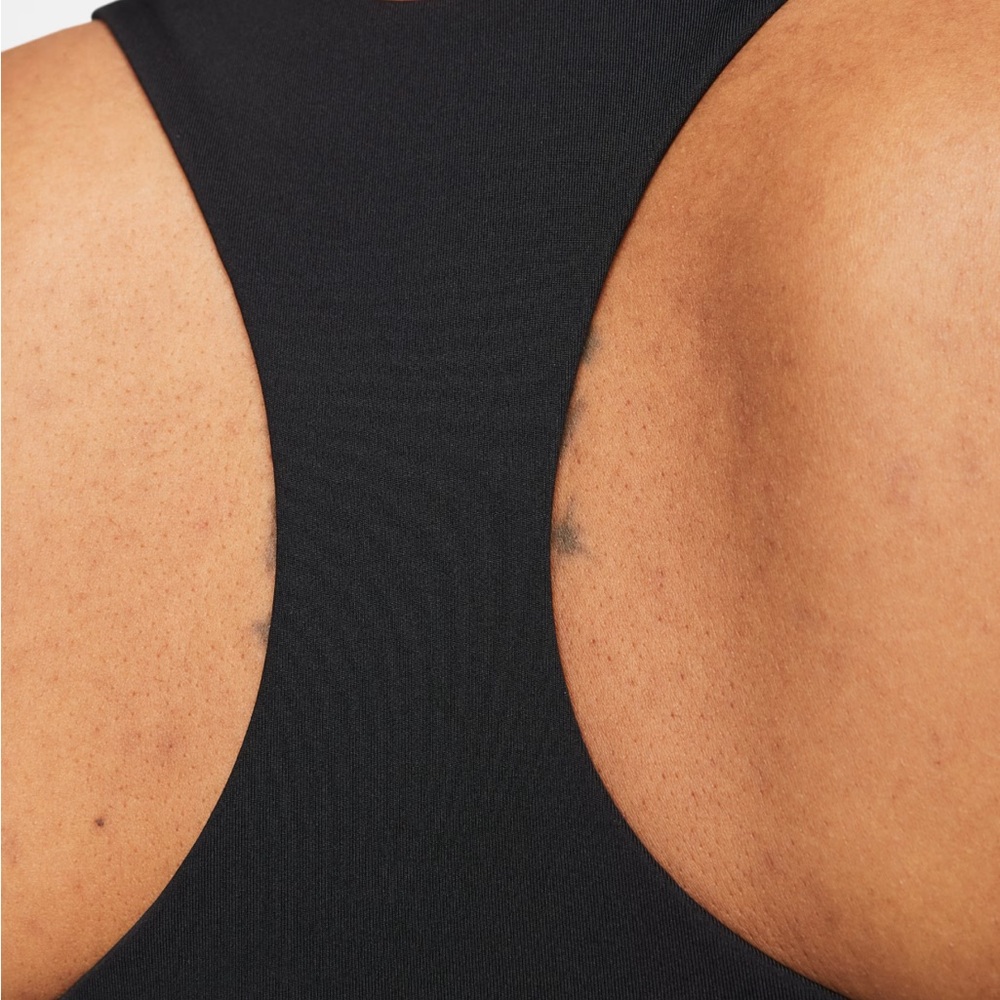Nike Black Racerback Tank with White Swoosh - Picture 5 of 6